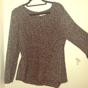 Speckled heather sweater